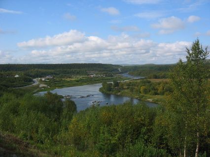 Panorama of River Neiden in Finnmark, Norway ~ Photo byOdd-Arild Knutsen